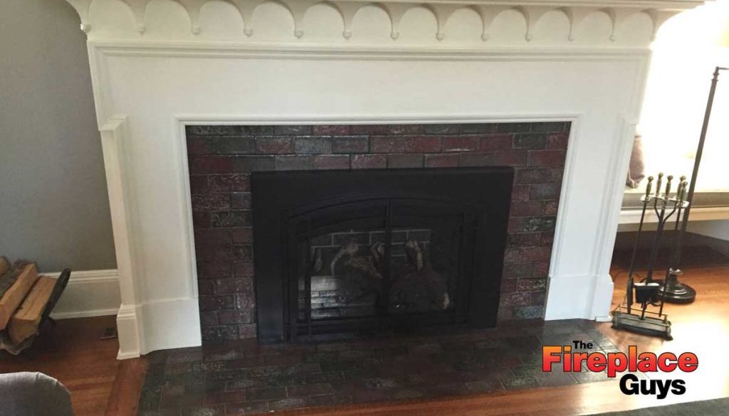 Vintage mantel fireplace update mn